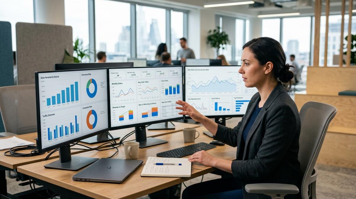 Audit e-commerce WooCommerce : tableau de bord GA4 et métriques de diagnostic d'une boutique en ligne